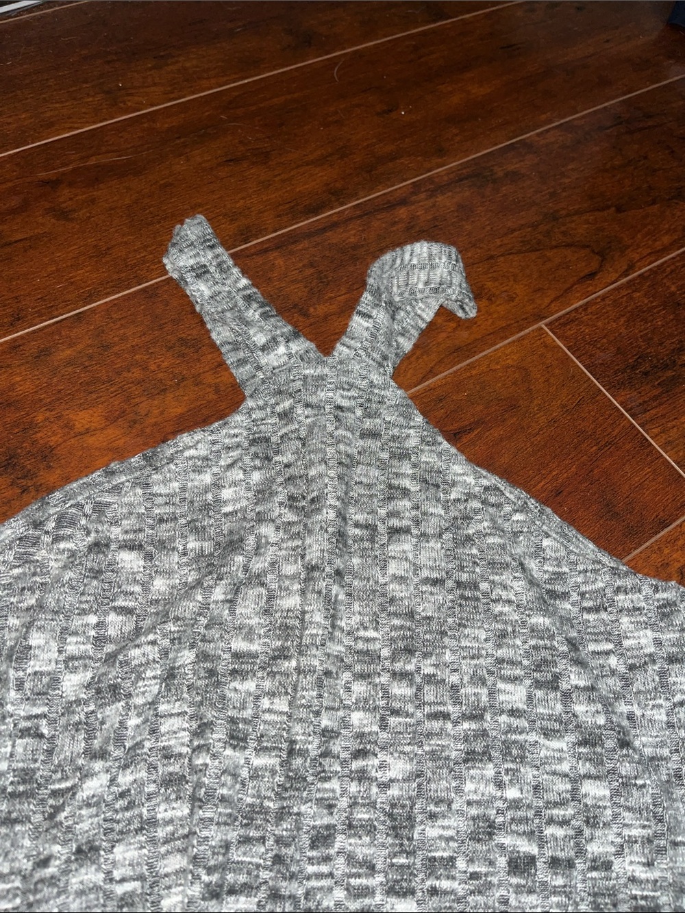 Gray Knit body suit